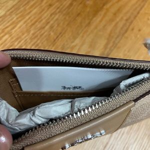 Coach Small signature wristlet